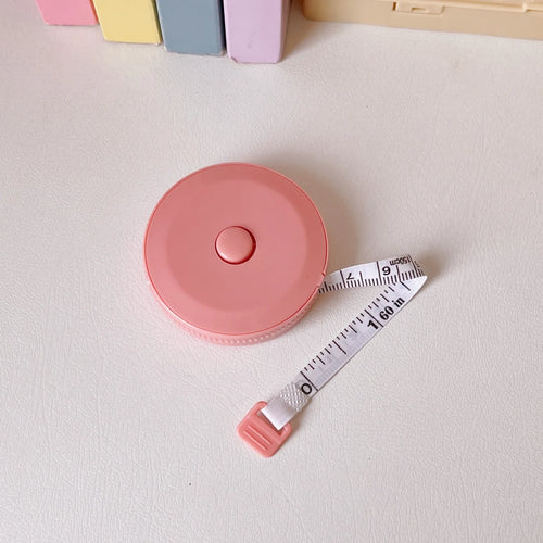 150 cm Cute Mini Soft Tape, Automatic Shrinking Tape Measure, Material
