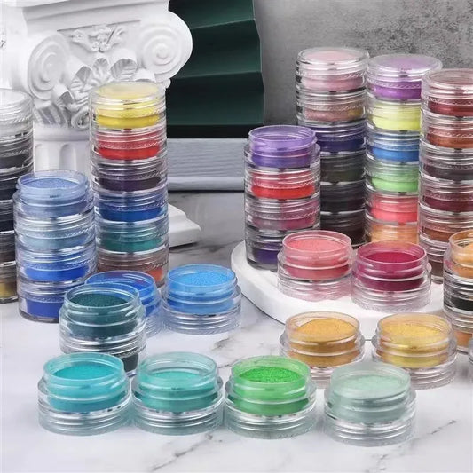 6 Colors/Set Mica Powder for Epoxy Resin Pearlescent Epoxy Resin Dye