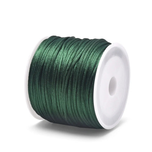 1.5mm Crafts Satin Rattail Cord String from Nylon for Chinese Knot,