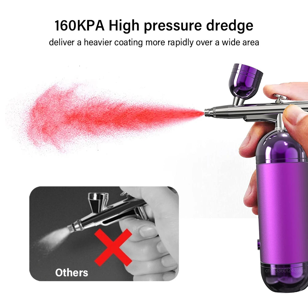 Airbrush Nail With Compressor Portable Air brush For Nails Art Paint