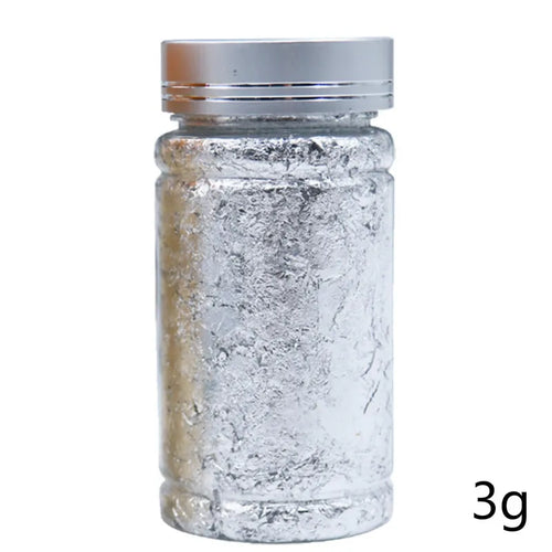 Golden Silvery Foil Decorative Paper Resin Mold Fillings Resin Jewelry