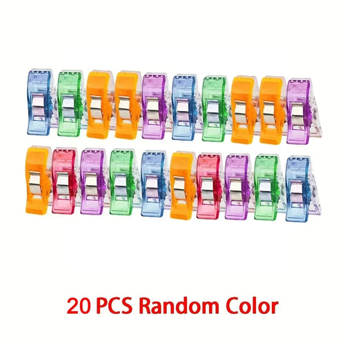 10-100PCS Sewing Clips Colorful Multipurpose Plastic Craft Crocheting
