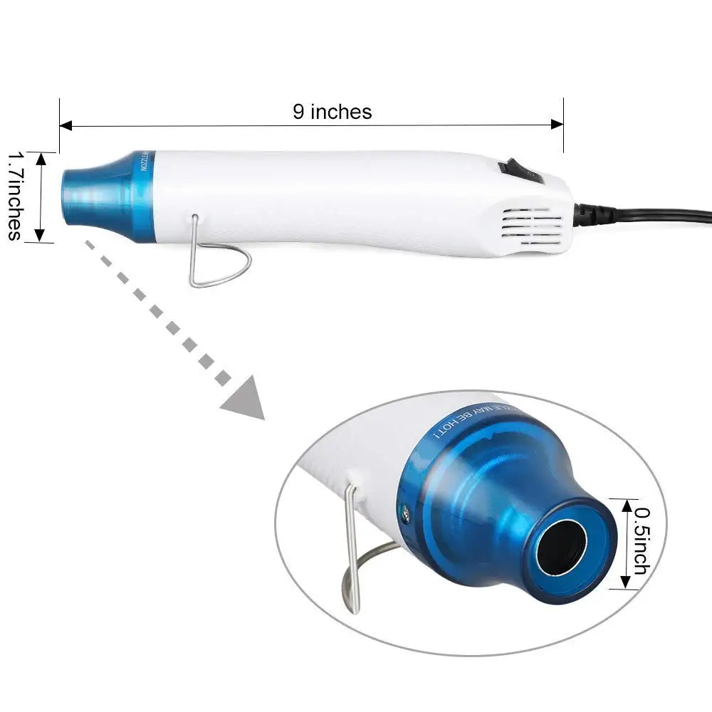Hot Air Gun 220V/110V Heat Gun for DIY Crafts Candle Making Supplies