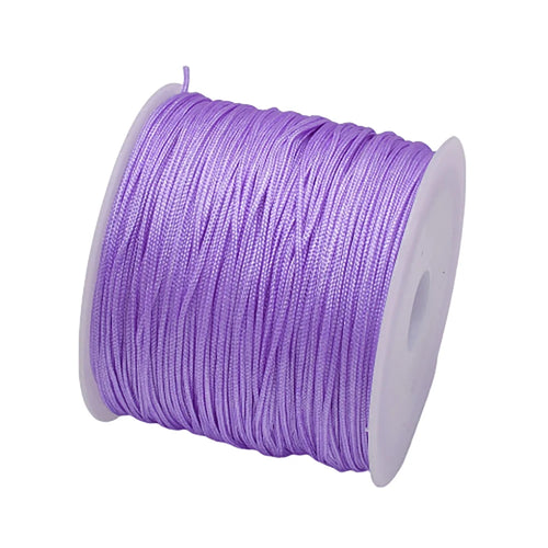50Yds 0.8mm Crafts Nylon Cord For Jewelry Making Beading Braided Nylon