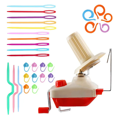 Fenrry Hand Operated Yarn Winder Fiber Wool Manual Handheld Winder