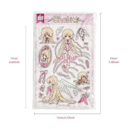 1Pc SCRAPBOOK Decorative Character STICKER Japanese Style Girl Sticker