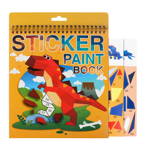 1PCS Sticker Book Crafts for Kids Ages 4-8, Sticker by Number for