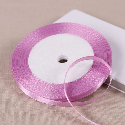 25yards/roll 6mm Satin Ribbon DIY Handmade Crafts Fabric Christmas