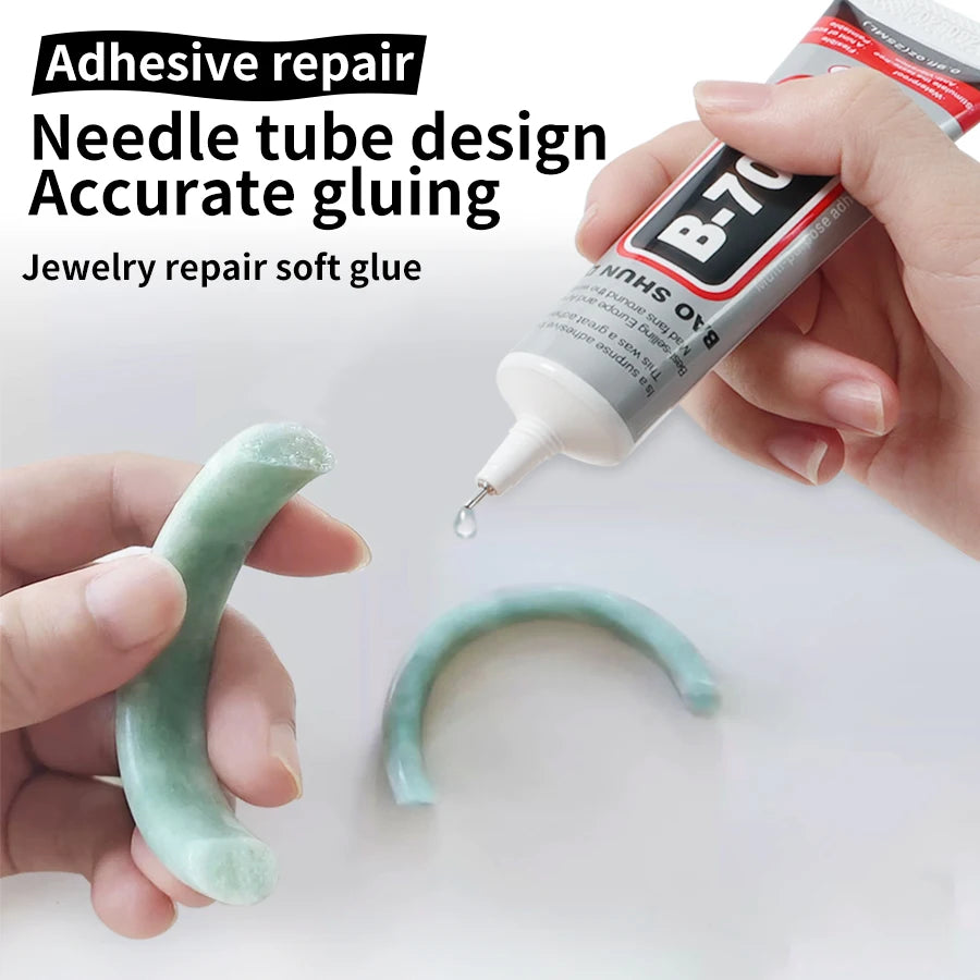 1pc B7000 transparent glue,with precision nib,rhinestone