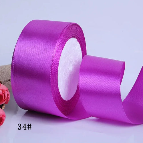 22meters 6mm-40cm Satin Ribbons Crafts Bow DIY Gift Wrap Wine Red