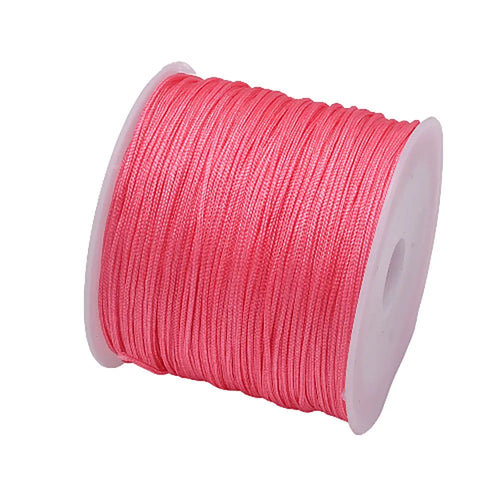 50Yds 0.8mm Crafts Nylon Cord For Jewelry Making Beading Braided Nylon