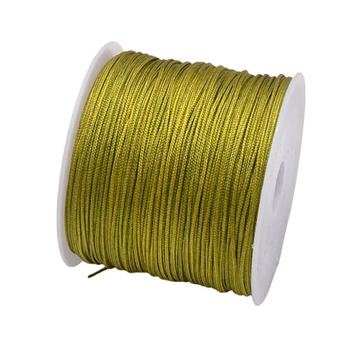50Yds 0.8mm Crafts Nylon Cord For Jewelry Making Beading Braided Nylon