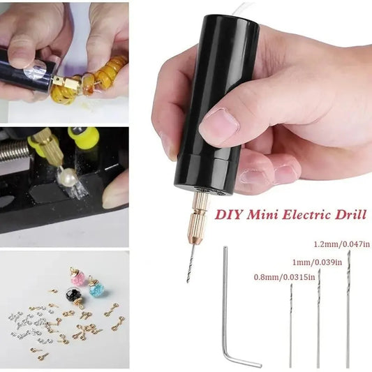 Handheld Mini Electric Drill DIY Electric USB Electric Drill Tools For