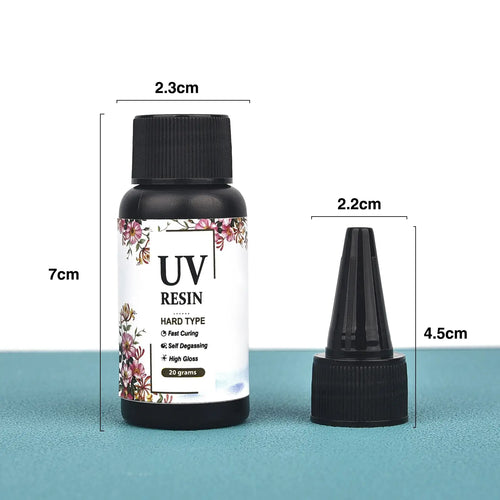 20g 50g UV Resin Glue UV Pen Set Quick-Drying Clear Hard Epoxy Resin