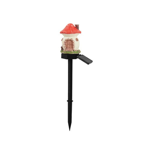 LED Solar Lawn Light Multi Craft Miniature Fairy House Solar Powered