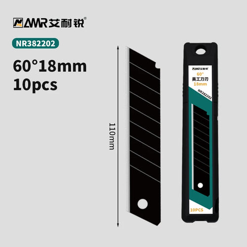 AMR 10//30/50 PCS Replaceable Knife Blade 18mm/9mm Width Metal For