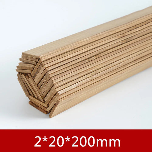 10PCS/Lot Bamboo Wood DIY Building Model Material Handmade Craft