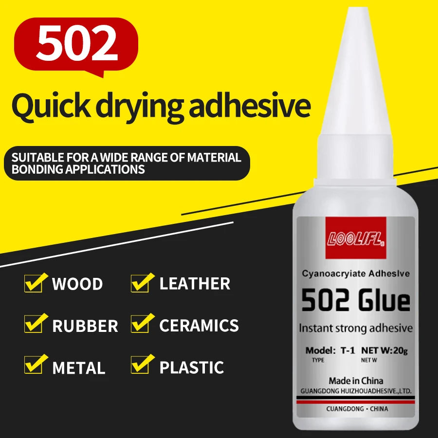 High Quality 502 Super Glue Bond Fast Universal Glue For Toys Crafts