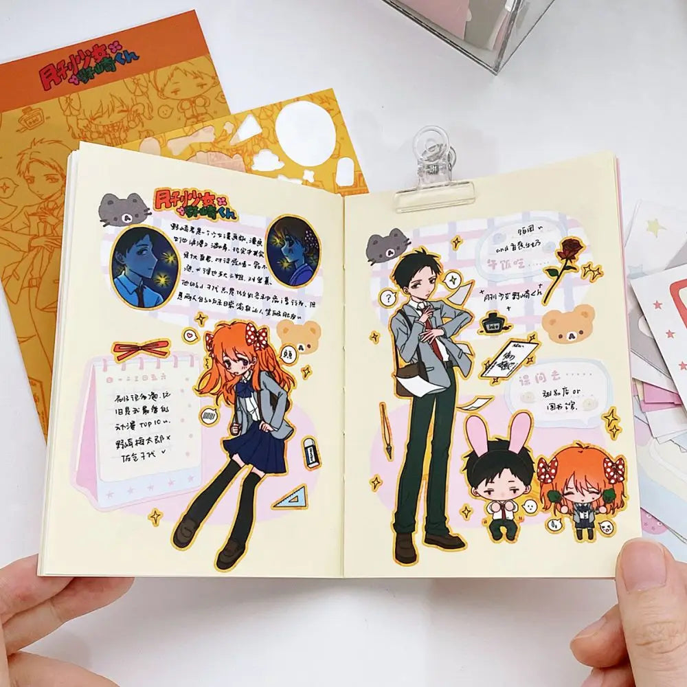 1Pc SCRAPBOOK Decorative Character STICKER Japanese Style Girl Sticker