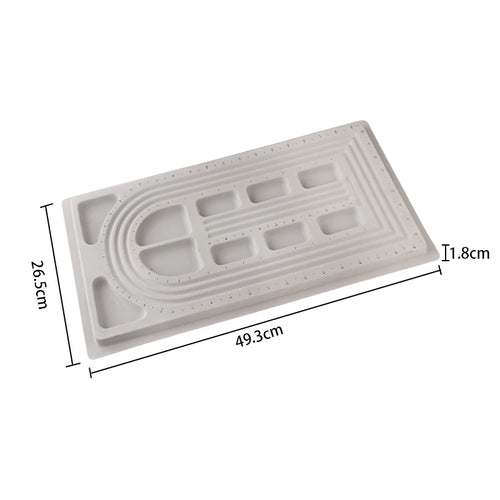13 Styles Flockeda Bead Board For Bracelet Necklace Tray Beading