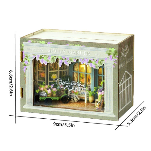 DIY Miniature Doll House 3D Puzzle Small House Assembly Building Model