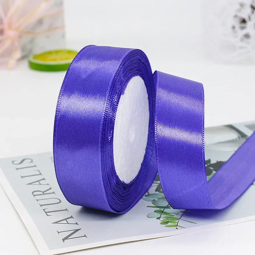 22meters 6mm-40cm Satin Ribbons Crafts Bow DIY Gift Wrap Wine Red