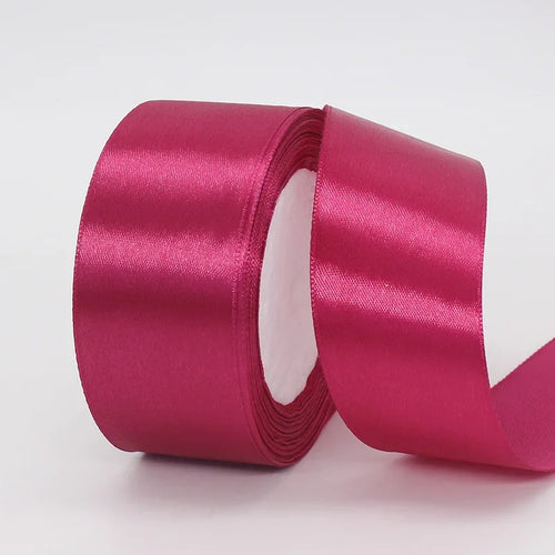 22meters 6mm-40cm Satin Ribbons Crafts Bow DIY Gift Wrap Wine Red