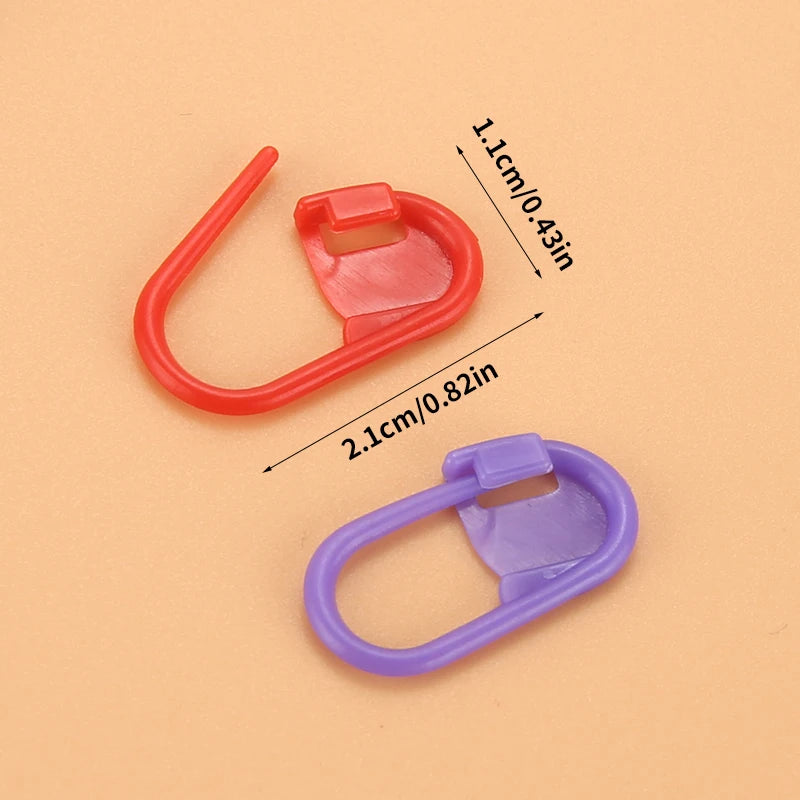 100-1000Pcs/Pack Mini Knitting Crochet Locking Stitch Markers Can Baby