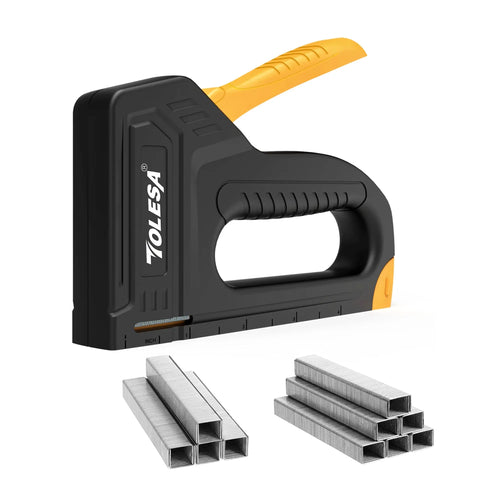 TOLESA Light Duty Staple Gun for Wood Upholstery Staple Gun with