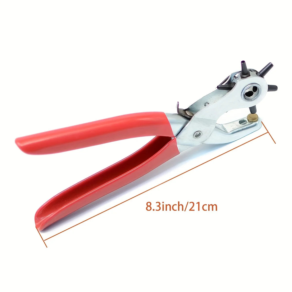 Leather Punch, 6-Size Rotating Belt Hand Hole Punch, Multi-Size Home