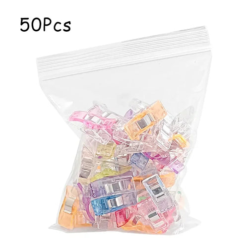 20/50/100PCs Sewing Clips Plastic DIY Crafting Crocheting Knitting