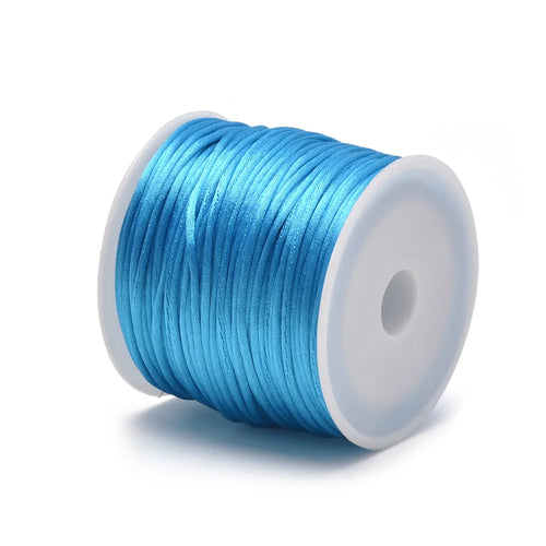 1.5mm Crafts Satin Rattail Cord String from Nylon for Chinese Knot,
