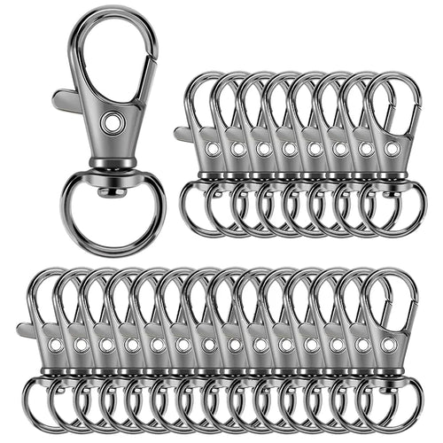 5/20/50/100Pcs Key Chain Clip Hooks Swivel Clasps Lanyard Snap Hook