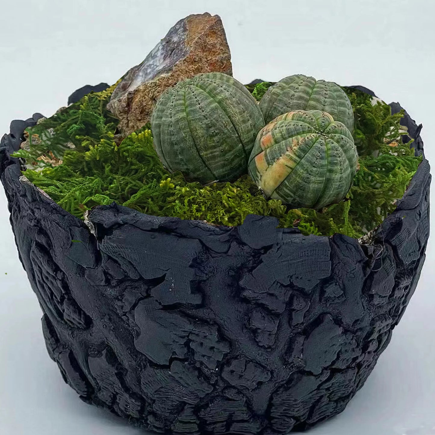 Artificial Moss Green for Potted Plant Orchid Potting Mix Peat Moss