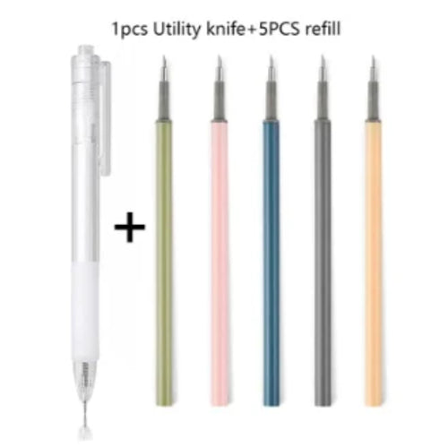 Paper Cut Knife Pen Refill Art Utility Knife Scrapbooking Cutting Tool