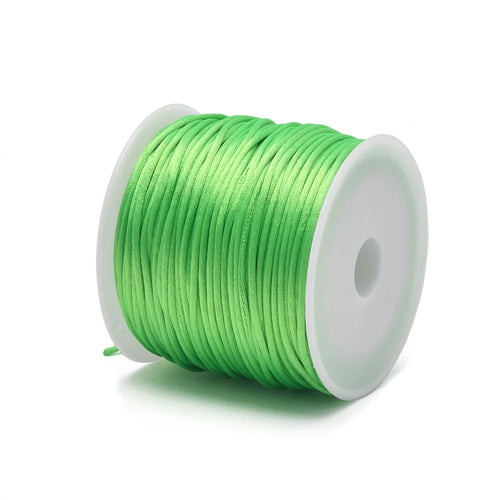 1.5mm Crafts Satin Rattail Cord String from Nylon for Chinese Knot,