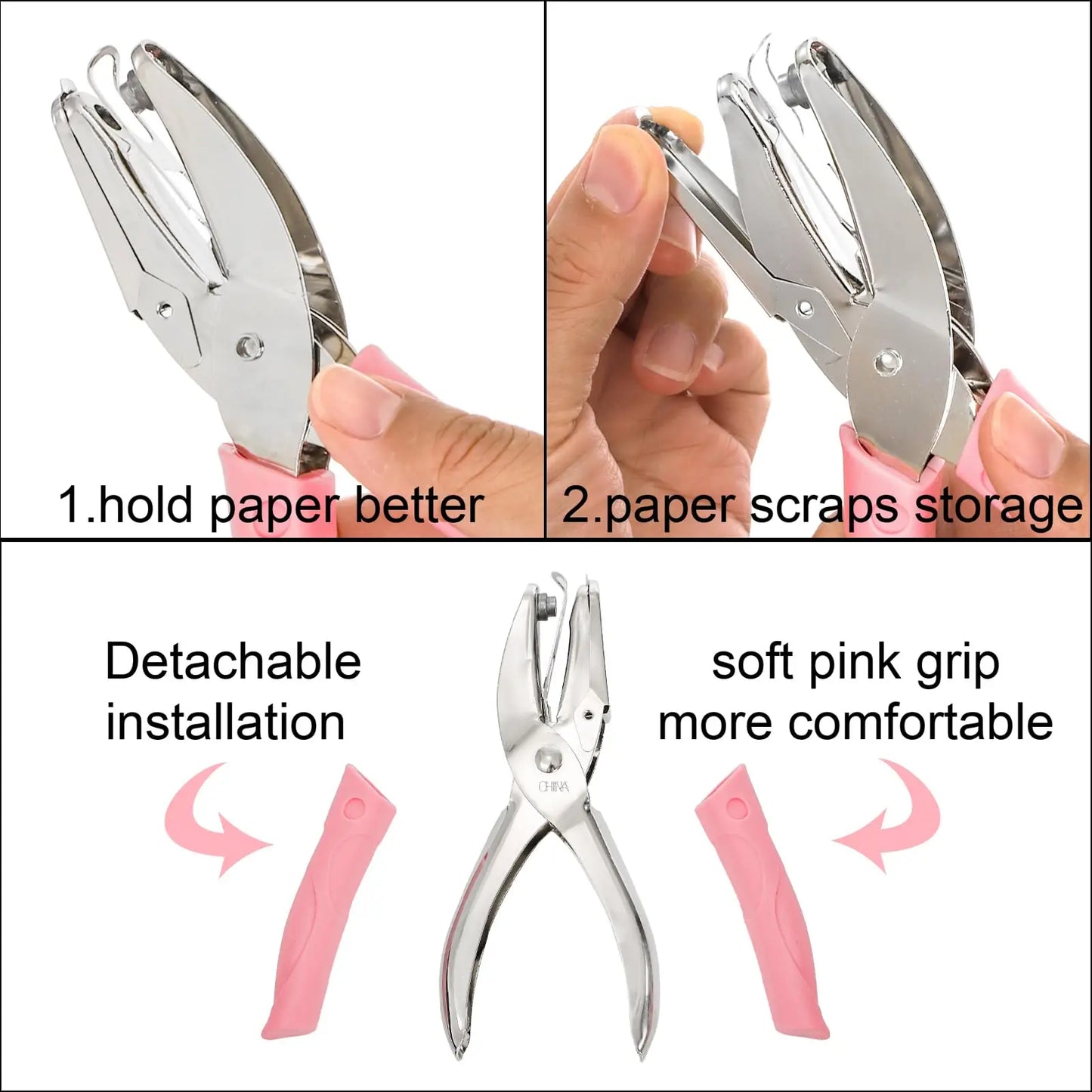 Cute Single Hole Puncher Scrapbooking Paper Punches Kawaii Star Heart