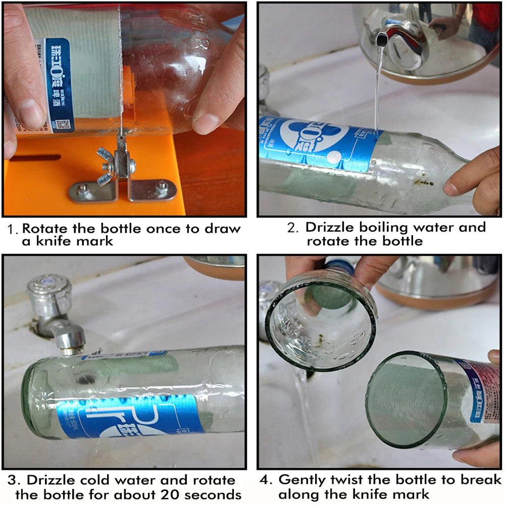 Universal Adjustable Glass Bottle Cutter Metal Cut Machine for Wine
