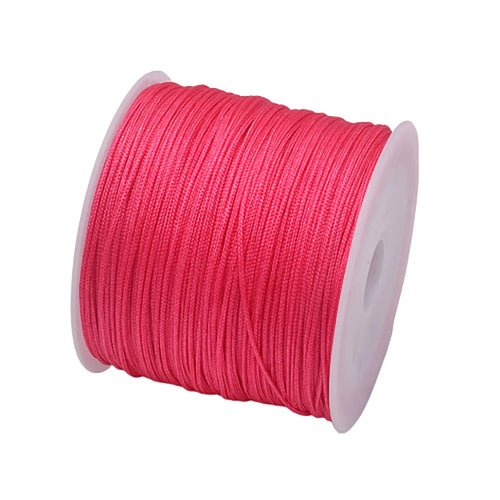 50Yds 0.8mm Crafts Nylon Cord For Jewelry Making Beading Braided Nylon
