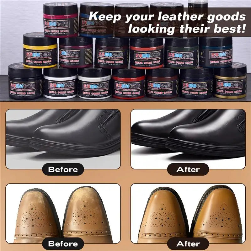50g/Bottle Leather Coloring Pigment Dye Liquid Leather Repair