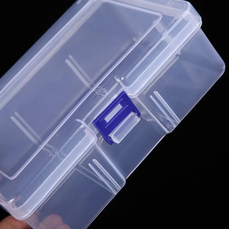 Clear Plastic Box Rectangular Box Screwdrivers Bits Tools Bleads