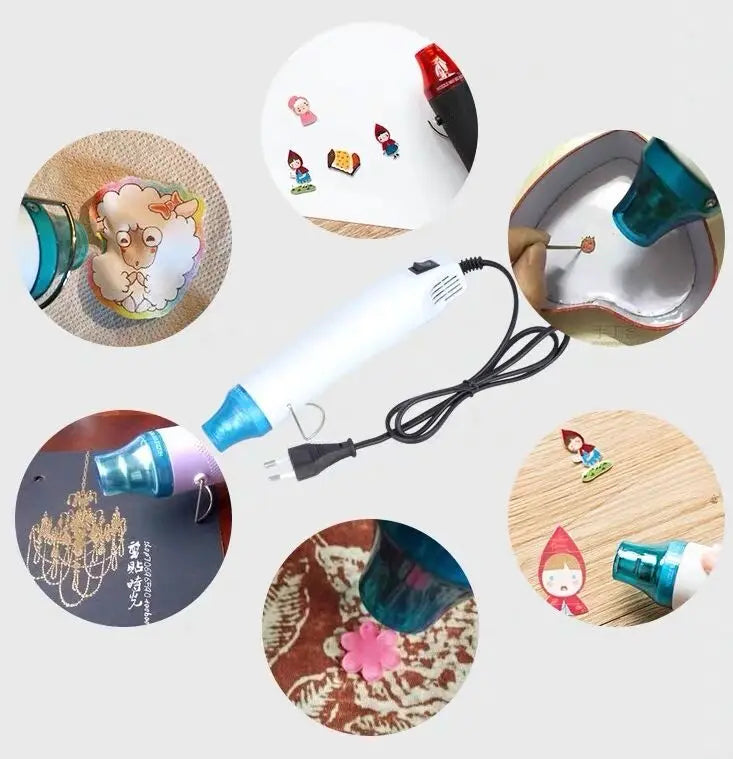 Hot Air Gun 220V/110V Heat Gun for DIY Crafts Candle Making Supplies