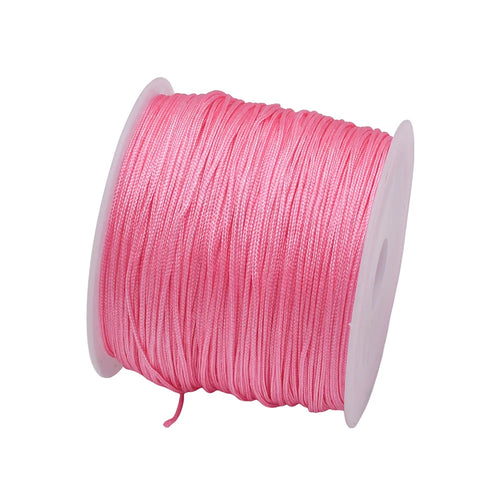 50Yds 0.8mm Crafts Nylon Cord For Jewelry Making Beading Braided Nylon