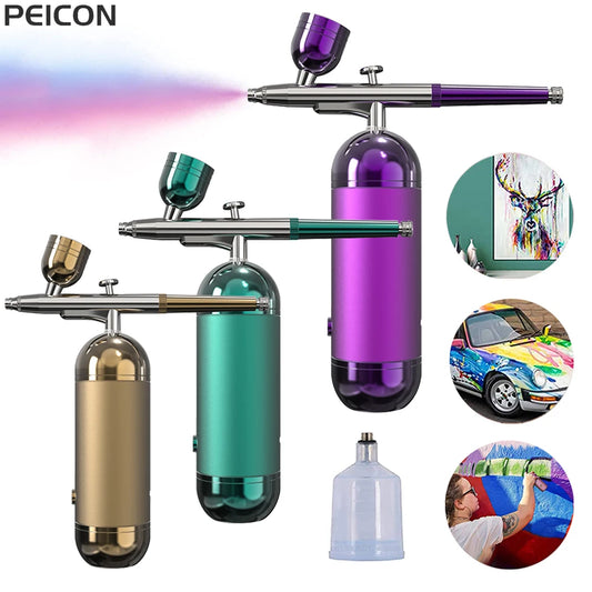 Airbrush with Compressor Airbrush Spray Gun for Painting Modeling