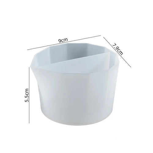 Split Cup For Paint Pouring,Reusable Fluid Art Split Cup Silicone