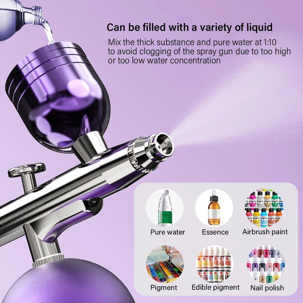 Airbrush with Compressor Airbrush Spray Gun for Painting Modeling