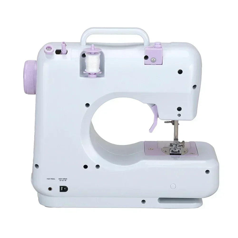 Portable Sewing Machine for Beginners Mini Electric Household Crafting