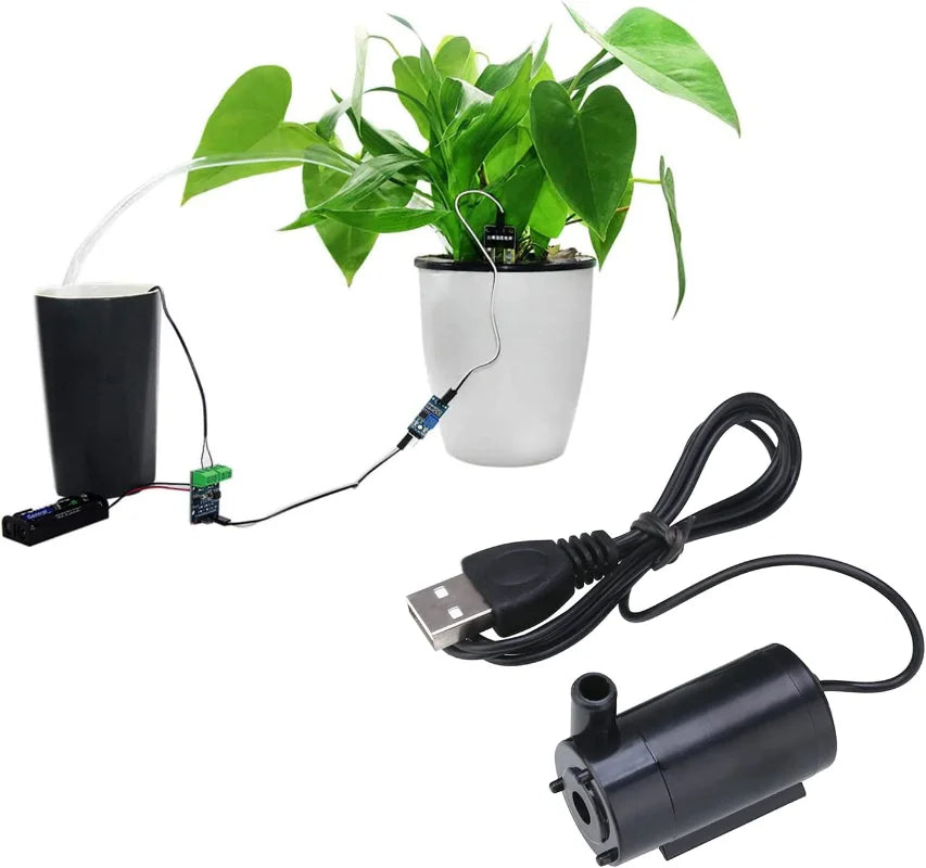 AISITIN USB Submersible Pump 1m Line DC Low Voltage Ultra-quiet Micro