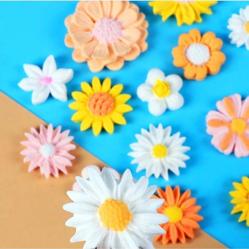 13 Hole 3D Daisy Silicone Molds DIY Fondant Craft for Cake Candy