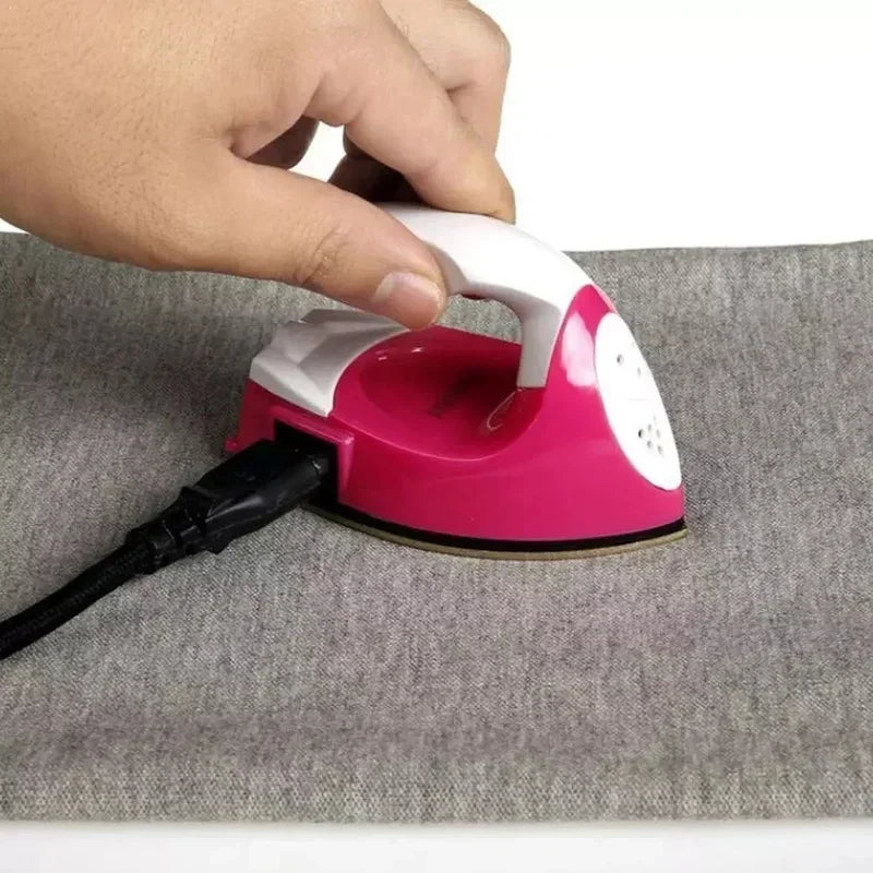 Mini Electric Iron Portable Travel Craft Clothing Sewing Pad Electric